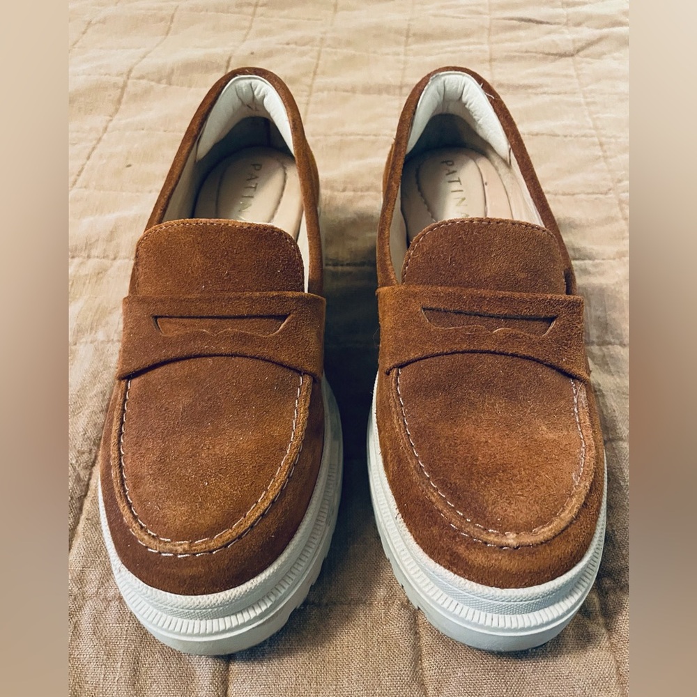Brown Suede Women’s Loafers